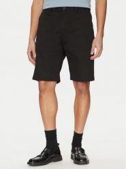 HUGO Szorty materiałowe Darik241 50505857 Czarny Regular Fit. Czarne szorty męskie Hugo, bez wzorów, z materiału. Za 209.99 zł.