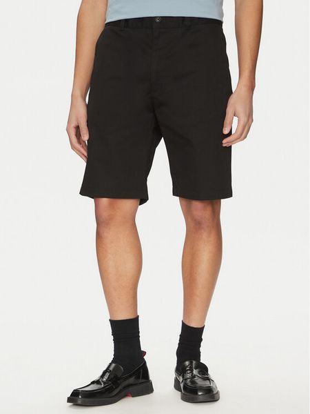 HUGO Szorty materiałowe Darik241 50505857 Czarny Regular Fit. Czarne szorty męskie Hugo, bez wzorów, z materiału. Za 209.99 zł.