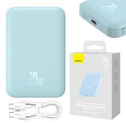 Powerbank Baseus Magnetic Mini 6000mAh 20W (niebieski). Niebieskie powerbanki Baseus. Za 169.00 zł.