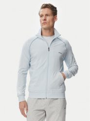 BOSS Bluza Mix&Match 50515307 Niebieski jasny Regular Fit. Niebieskie bluzy męskie Boss, m, bez wzorów, z bawełny, bez ramiączek, bez kaptura. Za 279.99 zł.