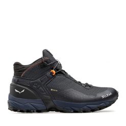 Trekkingi Salewa. Niebieskie botki męskie Salewa, bez wzorów, sportowe, bez obcasa, bez zapięcia. Za 919.99 zł.