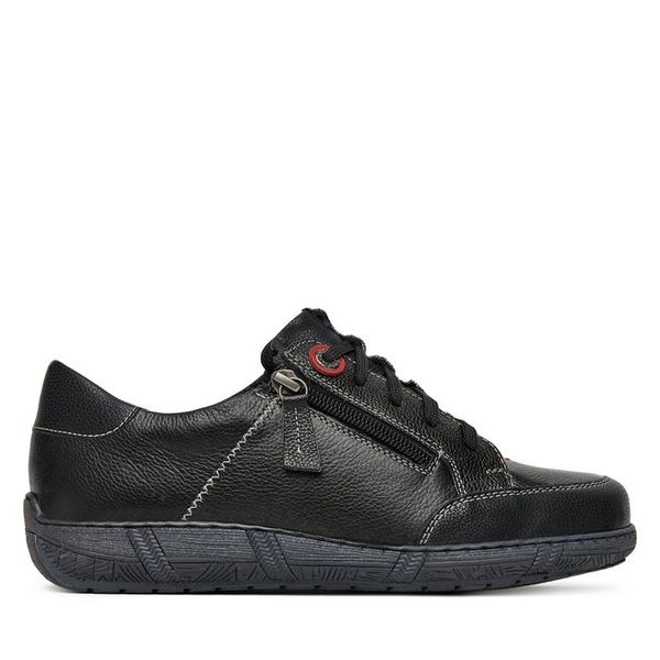 Półbuty Go Soft. Czarne półbuty damskie GO SOFT, bez wzorów, bez obcasa, na płaskiej podeszwie, bez zapięcia. Za 199.99 zł.