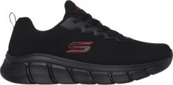 Skechers Buty męskie Skechers Bobs B Flex Chill Edge czarne 118106 BBK 40. Czarne buty sportowe męskie Skechers, bez wzorów, bez zapięcia. Za 275.99 zł.