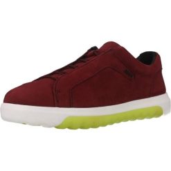 Buty GEOX D NEXSIDE A Bordeaux. Czerwone obuwie trekkingowe damskie Geox, z tkaniny, bez zapięcia. Za 311.99 zł.