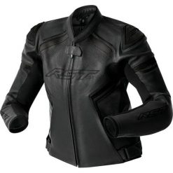 Skórzana kurtka motocyklowa dla kobiet RST S1 D3O. Czarne kurtki sportowe damskie RST, s, bez wzorów, z materiału, bez ramiączek, bez kaptura. Za 1,032.00 zł.