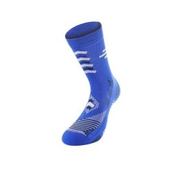 Skarpety piłkarskie unisex antypoślizgowe. Niebieskie skarpetki damskie R-EVENGE, bez wzorów, z poliamidu. Za 134.89 zł.