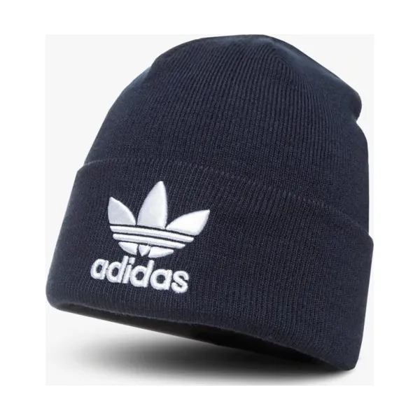 Adidas Czapka Zimowa Trefoil Beanie , granatowy, rozmiar OSFM. Niebieskie czapki damskie Adidas, na zimę, bez wzorów, z materiału. W wyprzedaży za 59.99 zł.