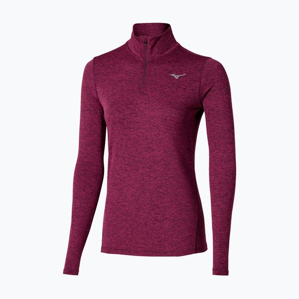 Bluza do biegania damska Mizuno Core Impulse Half Zip Tee. Fioletowe bluzy damskie Mizuno, s, bez wzorów, z materiału, eleganckie, bez ramiączek, bez kaptura. Za 93.99 zł.