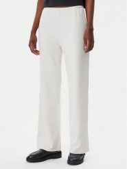 Calvin Klein Jeans Spodnie dresowe J20J225537 Écru Straight Fit. Spodnie dresowe damskie Calvin Klein Jeans, bez wzorów, z bawełny. Za 229.99 zł.