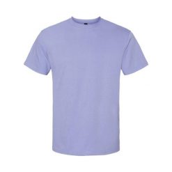 Koszulka Unisex Dla Dorosłych Softstyle Midweight. Fioletowe bluzki damskie GILDAN, s, bez wzorów, sportowe, bez kołnierzyka, bez ramiączek. Za 33.99 zł.