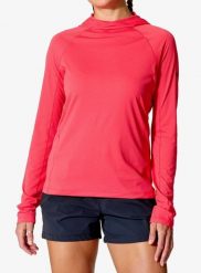 Bluza do biegania damska Rab Sonic Hoody. Czerwone bluzy damskie RAB, l, bez wzorów, z materiału, bez ramiączek, z kapturem. Za 269.49 zł.