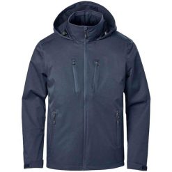 Męska Lekka Kurtka Soft Shell Scirocco. Niebieskie kurtki męskie STORMTECH, m, bez wzorów, sportowe, bez kaptura. Za 839.99 zł.