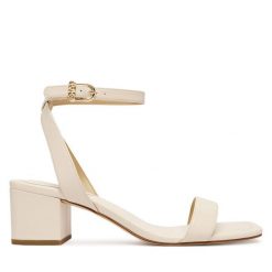 Sandały MICHAEL Michael Kors. Kozaki damskie MICHAEL Michael Kors, bez wzorów, bez obcasa, na słupku, bez zapięcia. Za 529.99 zł.