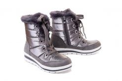 CAPRICE 26226-29 taupe comb, śniegowce damskie. Szare śniegowce damskie Caprice, bez zapięcia. Za 399.90 zł.