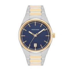 Spears & Walker Zegarek na reke ze stali nierdzewnej w kolorze srebrno/zlotym Zegarki 1 ct Męskie. Szare, analogowe zegarki męskie Spears & Walker, z aplikacjami, z koronki, srebrne. Za 529.99 zł.