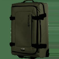 WINGS Walizka miękka duża 28" ROOK dark green. Zielone walizki damskie Wings, bez wzorów, z materiału, duże. Za 289.90 zł.