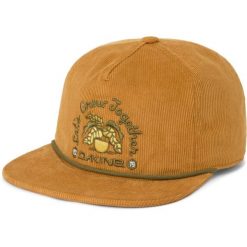 Czapka typu snapback Dakine. Żółte czapki damskie Dakine, bez wzorów. Za 222.50 zł.