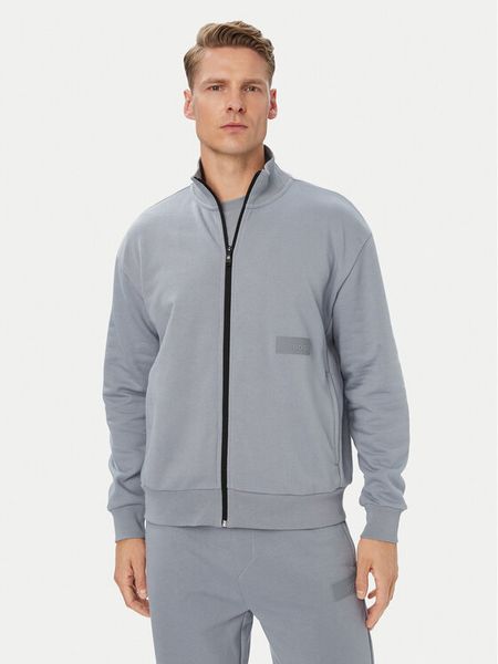 BOSS Bluza 50564104 Szary Relaxed Fit. Szare bluzy męskie Boss, m, bez wzorów, z bawełny, bez ramiączek, bez kaptura. Za 699.99 zł.