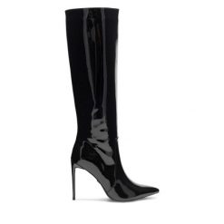 Kozaki Nine West. Czarne kozaki damskie Nine West, bez wzorów, bez obcasa, na szpilce, bez zapięcia. Za 329.99 zł.