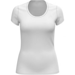 T-shirt ODLO Blanc Techniczny Damski. Białe t-shirty damskie ODLO, xs, bez wzorów, z materiału, klasyczne, bez kołnierzyka, bez ramiączek. Za 169.70 zł.