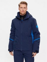 Rossignol Kurtka narciarska Fonction RLMMJ04 Granatowy Regular Fit. Niebieskie kurtki sportowe męskie Rossignol, na zimę, m, bez wzorów, z syntetyku, bez kaptura, narciarskie. Za 1,339.00 zł.