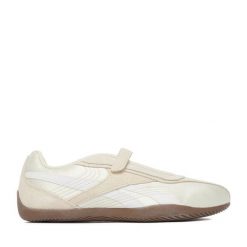 Baleriny Reebok. Brązowe balerinki damskie Reebok, bez wzorów, bez obcasa, bez zapięcia. Za 299.99 zł.