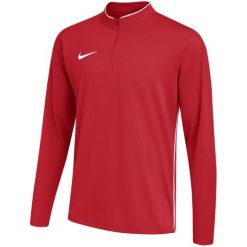 Bluza męska Nike Dri-Fit Park 26 Drill Top. Czerwone bluzy męskie Nike, m, bez wzorów, z materiału, sportowe, bez ramiączek, bez kaptura. Za 115.99 zł.
