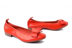 MACIEJKA P6802-18/00-0 pomarańczowy, baleriny damskie. Brązowe balerinki damskie Maciejka, bez wzorów, ze skóry, bez obcasa, bez zapięcia. Za 209.90 zł.