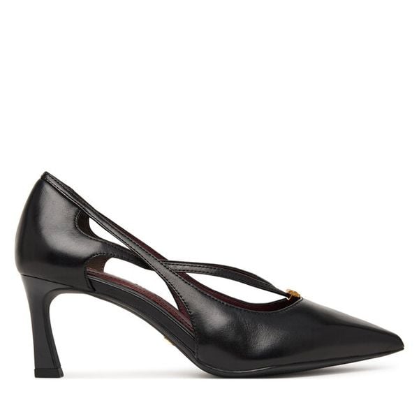 Szpilki Tamaris. Czarne szpilki damskie Tamaris, bez wzorów, bez obcasa, na szpilce, bez zapięcia. Za 340.99 zł.