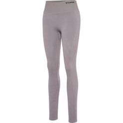 Legginsy damskie Hummel MT Flow. Szare legginsy damskie Hummel, bez wzorów, z dzianiny. Za 254.50 zł.