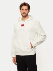 Hugo Bluza Daratschi214 50458700 Beżowy Regular Fit. Brązowe bluzy męskie Hugo, m, bez wzorów, z bawełny, bez ramiączek, bez kaptura. Za 289.99 zł.