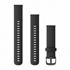 Bransoleta z szybkim zapięciem Garmin 18 mm. Czarne zegarki damskie Garmin. Za 195.00 zł.