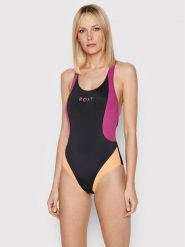 Roxy Strój kąpielowy Active ERJX103431 Czarny. Czarne stroje kąpielowe damskie Roxy, xs, bez wzorów, z syntetyku. Za 149.99 zł.