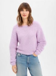 American vintage Sweter damski z dzianiny z zawartością alpaki Kobiety lila jednolity, M. Swetry nierozpinane damskie American Vintage, m, bez wzorów, z dzianiny, vintage, bez kołnierzyka, bez ramiączek. Za 799.95 zł.