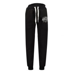Spodnie dresowe męskie Geographical Norway Merci EO/PR 100 B67 czarne. Czarne spodnie sportowe męskie Geographical Norway, m, bez wzorów, z dresówki, trekkingowe. Za 129.00 zł.