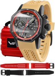 Zegarek męski Vostok Europe VK64-640C699SK beżowy. Brązowe zegarki męskie Vostok Europe, bez wzorów. Za 6,732.41 zł.