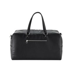 Dopasowana Torba Weekendowa Luxe. Czarne torby na ramię męskie QUADRA, bez wzorów, z materiału, na ramię. Za 205.99 zł.