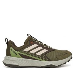 Trekkingi adidas. Brązowe buty zimowe męskie Adidas, bez wzorów, bez obcasa, bez zapięcia. Za 349.99 zł.