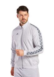 Kurtka dresowa Erima Essential Team. Szare kurtki męskie Erima, l, bez wzorów, z dresówki, retro, bez kaptura. Za 255.00 zł.