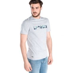 Lacoste Koszulka Szary. Szare t-shirty męskie Lacoste, xl, bez wzorów, z bawełny, bez kołnierzyka, bez ramiączek. Za 266.95 zł.