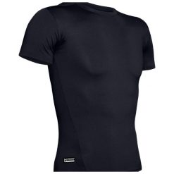 Koszulka męska Under Armour Tactical HeatGear Compression SS. Czarne bluzy męskie Under Armour, m, bez wzorów, sportowe, bez ramiączek, bez kaptura. Za 109.99 zł.