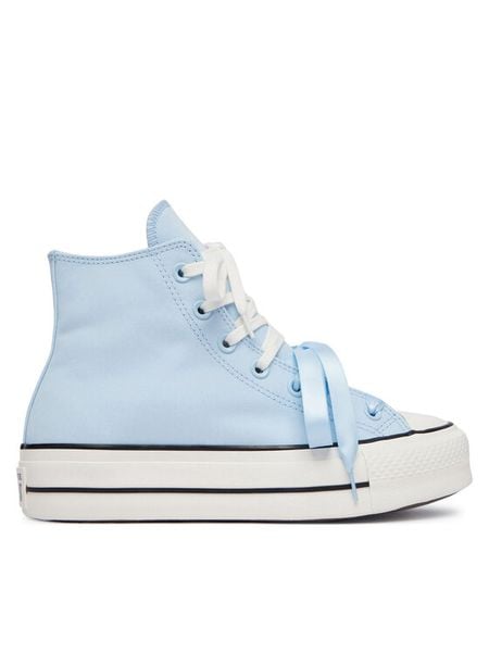 Converse Trampki A18914C Niebieski. Niebieskie trampki i tenisówki damskie Converse, bez wzorów, z materiału, bez zapięcia. Za 345.99 zł.