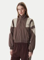 Adidas Bluza Blocked Washed KD8787 Brązowy Oversize. Brązowe bluzy damskie Adidas, s, bez wzorów, z syntetyku, bez ramiączek, bez kaptura. Za 399.99 zł.