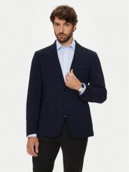 Boss Marynarka C-Hanry-233 50521630 Granatowy Slim Fit. Niebieskie marynarki męskie Boss, m, bez wzorów, z wełny, bez kołnierzyka, bez ramiączek. Za 2,299.00 zł.