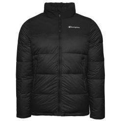 Kurtka turystyczna męska Down Jacket. Białe kurtki męskie Champion, na zimę, m, bez wzorów, z materiału, eleganckie, z kapturem. Za 465.35 zł.