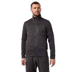 Kurtka polarowa męska Helly Hansen Crew Fleece Jacket. Szare kurtki męskie Helly Hansen, m, bez wzorów, z polaru, sportowe, bez kaptura. Za 476.99 zł.