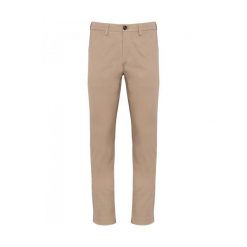Spodnie Kariban Premium Chino. Brązowe eleganckie spodnie męskie KARIBAN, bez wzorów, długie. W wyprzedaży za 265.00 zł.
