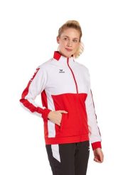 Damska marynarka do prezentacji Erima Six Wings. Białe marynarki i żakiety damskie Erima, bez wzorów, z materiału, eleganckie, bez kołnierzyka, bez ramiączek. Za 255.00 zł.