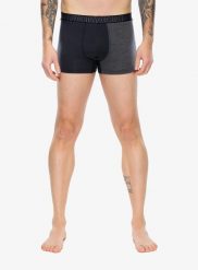 Bokserki termoaktywne męskie Ortovox 150 Essential Trunks. Czarne bokserki męskie ORTOVOX, bez wzorów, z elastanu. Za 175.99 zł.