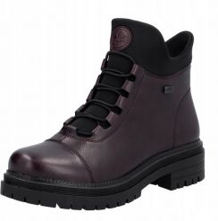 Rieker Booties Bordowe 40 (Y3163-35). Czerwone obuwie sportowe damskie Rieker, bez wzorów, bez zapięcia. Za 332.64 zł.
